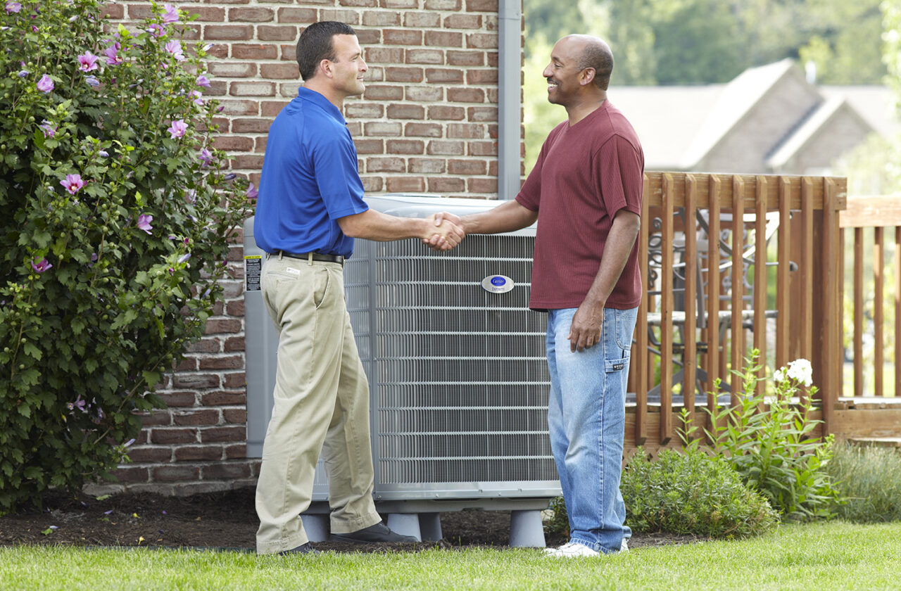 LMB technician with a Midland homeowner